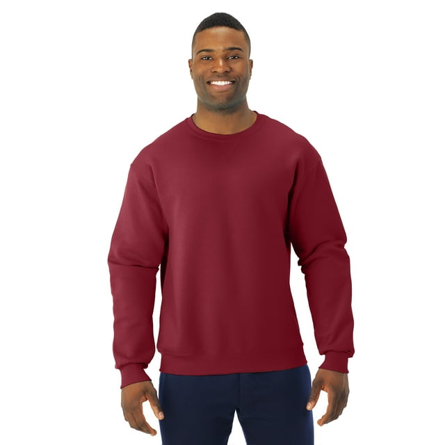 Fruit Of The Loom Adult Sofspun Sweatshirt, XL, Cardinal