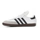 thumbnail image 3 of Adi-das Samba Classic Men's Soccer Shoes 772109 Size 9.5 White / Black, 3 of 5