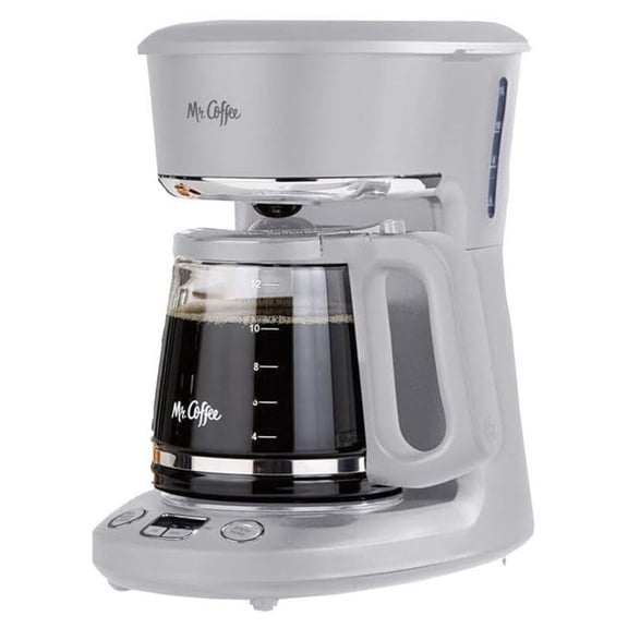 12 Cups Gray Coffee Maker