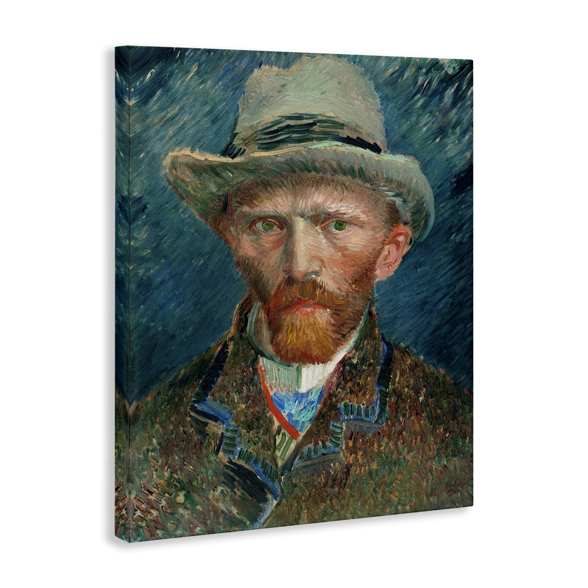 Stupell Industries Classic Van Gogh Portrait People Painting Wrapped Canvas Art Print Wall Art, 24 x 30