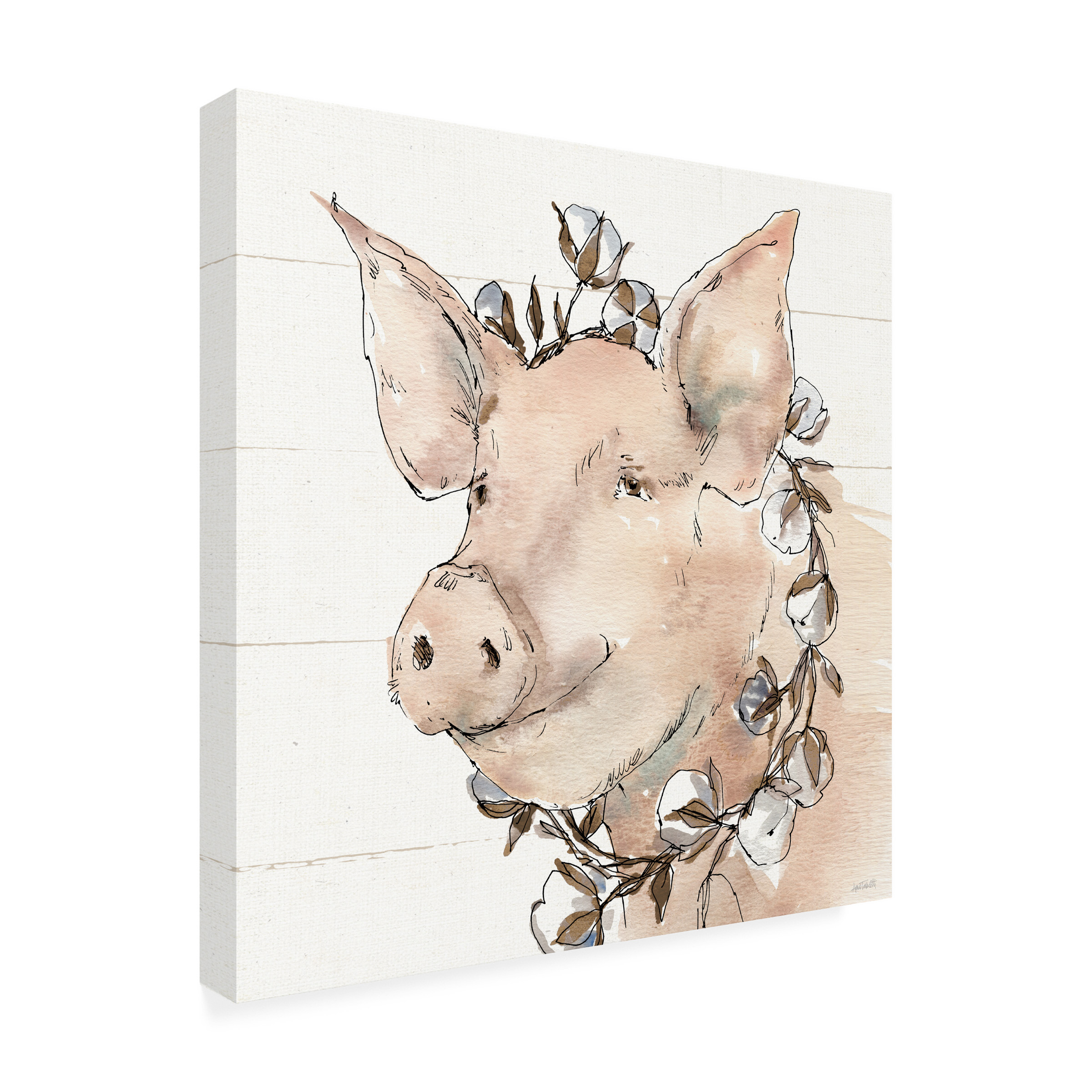Trademark Fine Art 'Country Life V' Canvas Art by Anne Tavoletti