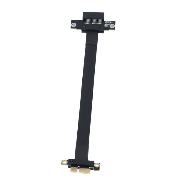 Cable de Extensión PCIe 3.0 1x A 1x, Fácil de Instalar PCI de Alta Velocidad Express Gen 3 1x Cable de Extensión 180 Grados 20 cm Para Tarjetas Inalámbricas