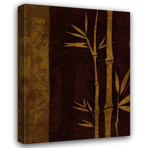 Kristin Emery 25x32 Gallery Wrapped Canvas Wall Art Titled - Deep Red Rectangle - Left