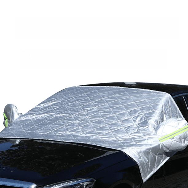 Funda de nieve para coche, media funda, funda de nieve, funda de nieve, antinieve, antigranizo, chaqueta para coche, parasol impermeable y grueso, funda de nieve para coche