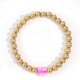 thumbnail image 1 of Pulseras para mujer, regalos para mujer, pulsera de cerámica suave apilada para el día de San Valentín, pulsera de cerámica suave con cuentas y letras en inglés, una pulsera, 1 of 2