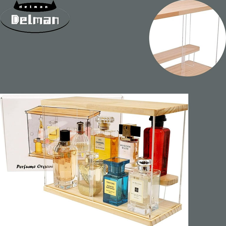 Organizer for Men, Perfume Holder, Acrylic Perfume Display Stand, Perfume  Organizers and Storage, Wooden Perfume Organizer, Fragrance Organizer for