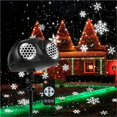 thumbnail image 3 of Christmas Snow Lights Projector  Snowflakes LED Projector Lamp for Holiday Decor ,Easy to Setup, 3 of 4