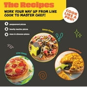 MasterChef Junior Pizza Cooking Set - 5 Pc Kit Includes Real Cookware for Kids w Recipes, Board, Roller - Make Homemade Pizza, Birthday Holiday Gifts
