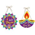 thumbnail image 1 of 30PCS Diwali Festival Ornament Door Hanger Farmhouse Style Diwali Festival Front Door Sign Diwali Festival Decor, 1 of 5