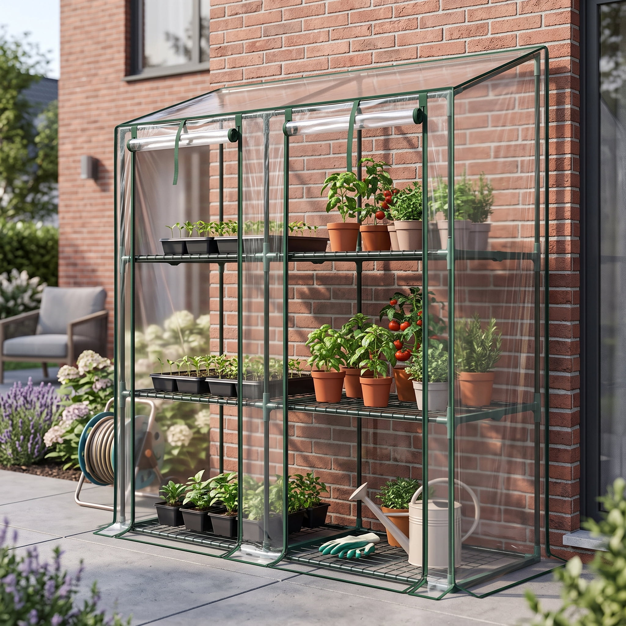 Portable Greenhouse Lean-to Green House