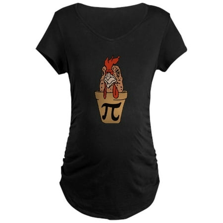 

CafePress - Chicken Pot Pi - Maternity Dark T-Shirt