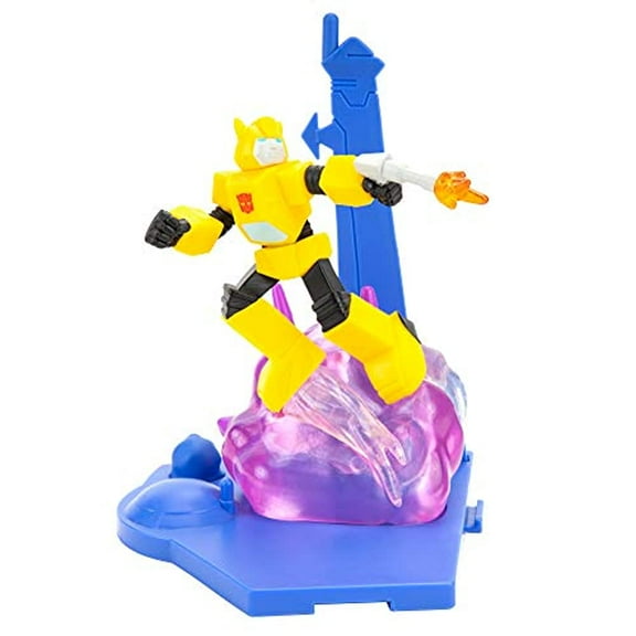 Zoteki Transformers Bumblebee 4 Collectible Figure Collect All Series 1 Fan Favorite Characters Optimus Prime Megatron Starscream Soundwave Grimlock Bumblebee Mystery Chase Variant