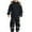 Black, variant on Teen Snow Suit Girls Boys One Piece Ski Suits Heated Snow Suit Windproof Waterproof Girls Winter Coat And Snow Pants Set Snow Suits For Boys Size 12-13Years