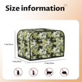 thumbnail image 2 of Rateoe Hawaii Palms Pattern Toaster Covers 2 Slice Wide Slot,Bread Machine Cover,Bread Dust Cover & Fingerprint Protection,Appliance Covers, 2 of 7