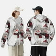 thumbnail image 6 of Kll Christmas Snowman With Hat Print Men'S Women’s Upf 50+ Sun Protection Outdoor Hoodie Jacket Long Sleeve Fishing Hiking Performance Shirt- 3x-Large, 6 of 8