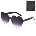 thumbnail image 1 of Gafas de sol sin montura en forma de corazón, color caramelo transparente Fra, 1 of 1