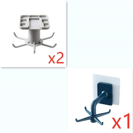 

Homeex Hook Kitchen Storage Rack 360 Degree Rotation Set19