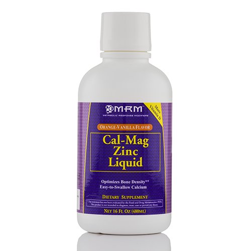MRM Liquid Calcium Magnesium Zinc, Orange Vanilla, 16 Fl Oz Walmart