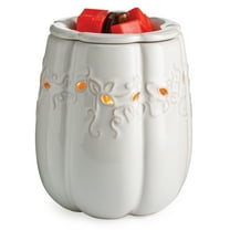Candle Warmers Etc. Illumination Fragrance Warmer, White Pumpkin