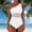 Swimwear-602White, variant on Xdegoge Swimsuits for Women One Shoulder Asymmetrical Neck One Piece Bathing Suits Smooth Mesh Panel Ruched Flattering Slimming Tummy Control Pool Party