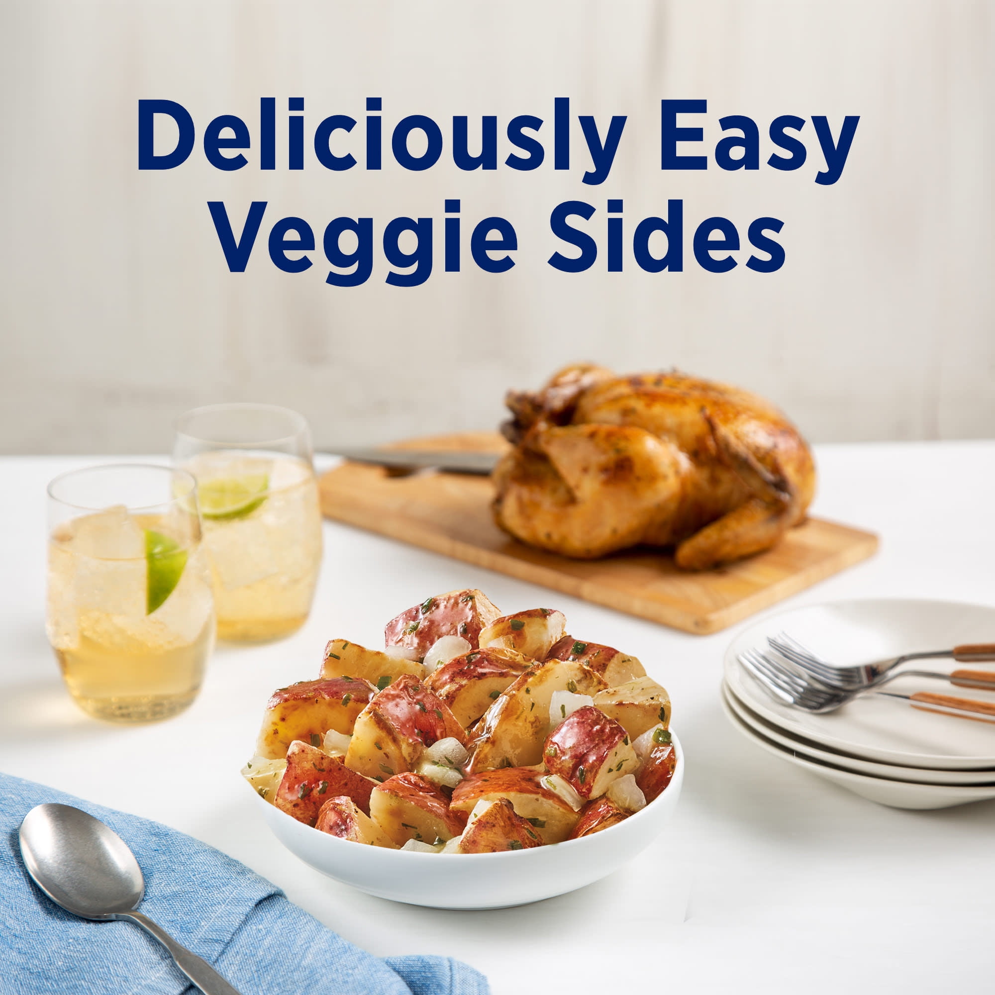 Birds Eye Steamfresh Frozen Roasted Red Potatoes with Chive Butter Sauce, 10.8 oz.