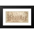 thumbnail image 2 of Perino Del Vaga 14x9 Black Modern Framed Museum Art Print Titled - The Marriage Procession of Psyche (1545-46), 2 of 5