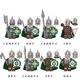 thumbnail image 1 of Set de 8 Figuras de Minifiguras de Guerreros Medievales – Guardia Real de Caballería y Figuras de Acción con Escudo, Juguete de Bloques de Construcción DIY para Navidad y Coleccionistas, 1 of 9