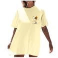 thumbnail image 2 of Womens Casual Summer T Shirts Short Sleeve Graphic Print Vacation Tees 2026 Crew Neck Lightweight Going Out Tops, 2 of 7
