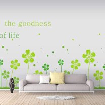 IDEA4WALL 4pcs Minimalist Illustration Peel and Stick Wallpaper Removable Wall Murals Large Wall Stickers for Home Decoration, 66"x24"