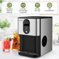thumbnail image 4 of Costway 56 lbs/24 H Pepple Chewable Countertop Nugget Ice Maker with Self-Cleaning System, 4 of 9