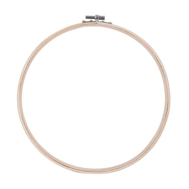 MasteelfCA 10inch Tambour Embroidery Bamboo Circle Embroidery Cross Stitch Ring