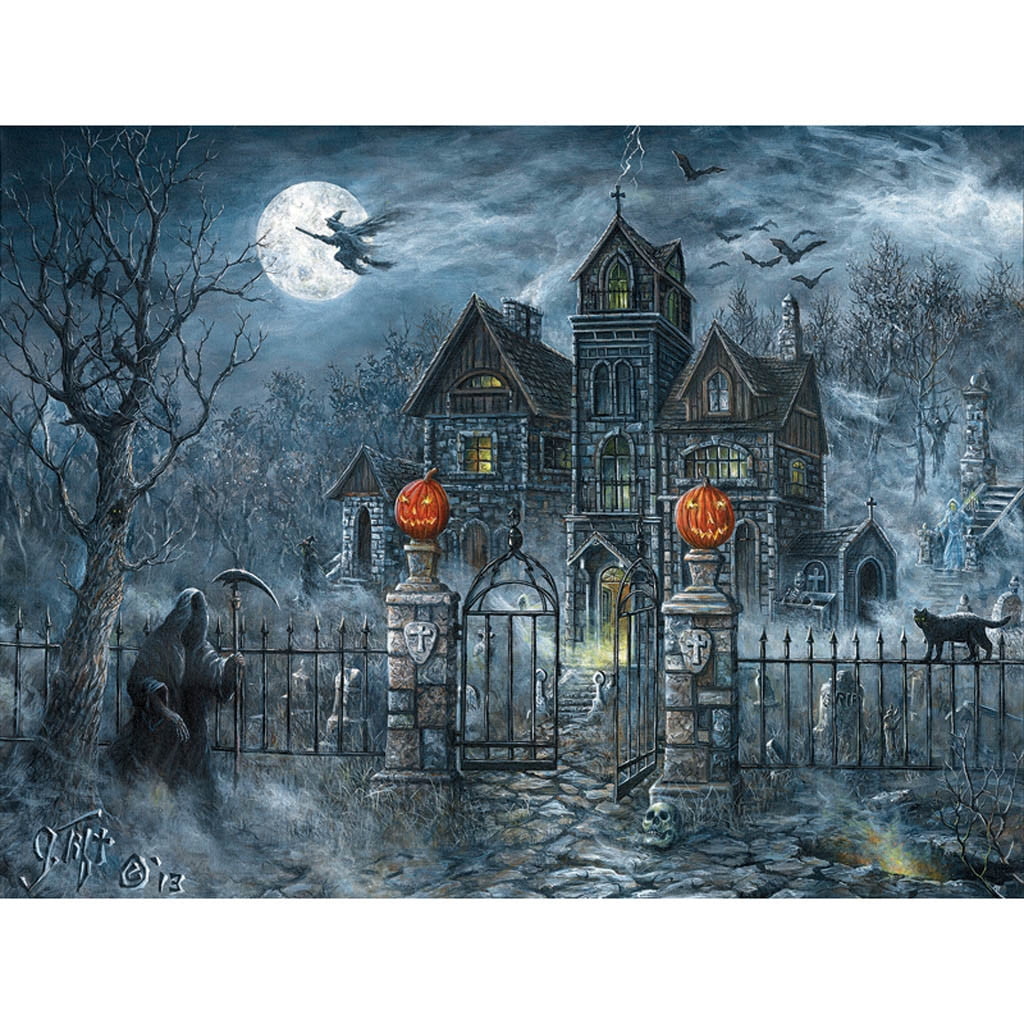 Poatren Halloween 1000 Piece Jigsa w Puzzle Challenge Yourself with