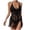 Z-Black369, variant on JIAYUE Women's Swimwear Cover-Ups Solid Color Halter Neck Slim Lace Up Hollow Backless Lightweight Sleeveless Summer Comfort Tassel Bikini Outerwear Beach Swimsuit Cover Up Tops