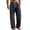 Dark Blue, variant on Mens Lightweight Trousers Wide Leg Stretch Sweatpants Vintage Printed Pants Quick Dry Trouser Smart Stretch Pant Golf Running Jogging Bottoms S-5XL