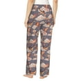 thumbnail image 6 of Pajama Pants Women, Star moon clouds Whales texture Sweatpants Soft Sleep Lounge Pants, Casual PJ Bottoms Pants with Pockets, 6 of 7