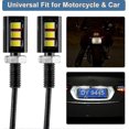 thumbnail image 2 of Number Plate Lights, 12v Universal Led License Plate Light, Car License Registration Plate Screw Bolt Led Light Bulbs, 1 Pair(white), 2 of 5