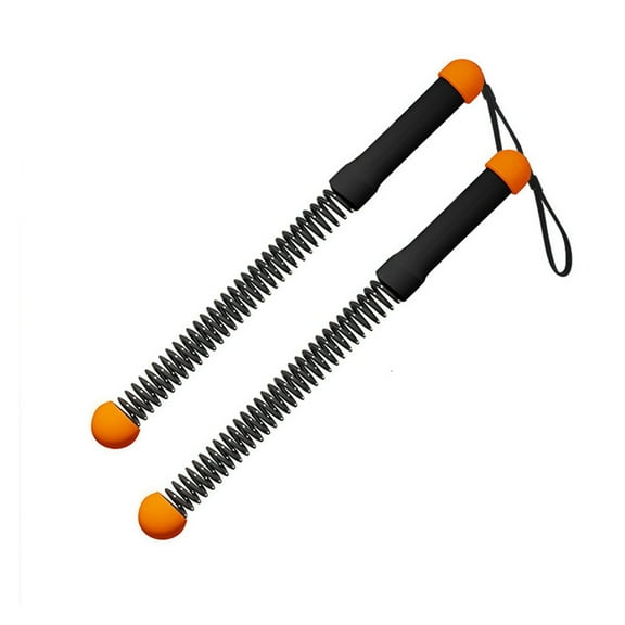 2Pcs Portable Workout Rod Battle Rope Replacement Spring Rod for Men and Women