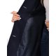 thumbnail image 5 of Abrigo largo elegante de invierno para mujer con cuello de solapa en azul oscuro XS, 5 of 6
