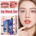thumbnail image 2 of Hydrating Lip Mask Treatment Set, Deeply Moisturizes & Plumps Lips for Soft, Smooth & Glossy Finish, Overnight Repair & Daily Conditioning for Dry Chapped Lips, 3-Pack, 2 of 8