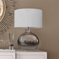 thumbnail image 2 of Henn&amp;Hart TL0009 Round Ombre Lamp One Size Silver, 2 of 11