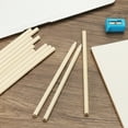 thumbnail image 4 of Uxcell Crayons Ronds en Bois en Vrac, Lot de 30 Crayons Graphite HB Design Double Embout pour Fournitures de Bureau, Marron, 4 of 7