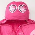 thumbnail image 5 of Barbie Kids Hooded Throw, Wearable Plush, Pink, 5 of 7