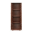 thumbnail image 3 of HSUNNS Tall Storage Cabinet, 72 Inches Tall Brown MDF Entryway Storage Cabinet with 8 Doors and 4 Shelves, Living Room, Kitchen, Office, Bedroom, Bathroom, 3 of 9