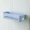 thumbnail image 3 of Qiilu Bathroom Storage Rack,1Pc New Stick Type Bathroom Kitchen Corner Wall Storage Rack Organizer Shower Shelf Basket , Bathroom Wall Organizer, 3 of 3