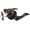Oil Rubbed Bronze, variant on Matte Black Entry Door Handles with Different Keys, Wave Style Door Levers for Ineterior and Exterior Doors, Reversible Door Knobs for Left and Right Handed Doors, 1 Pack
