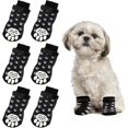 thumbnail image 1 of 4 calcetines protectores de patas para perros, calcetines antideslizantes para perros para uso en interiores, calcetines para perros con refuerzo de goma para perros pequeños, medianos y grandes Rojo Verde Cocina, Decoración y Otros, 1 of 4