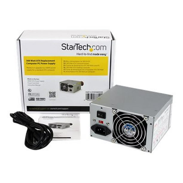 StarTech.com 300 Watt ATX Replacement Computer PC Power Supply