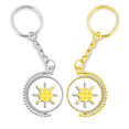 thumbnail image 1 of Universo monstruo alienígena sol Anillo de oro de metal llavero llavero, 1 of 4