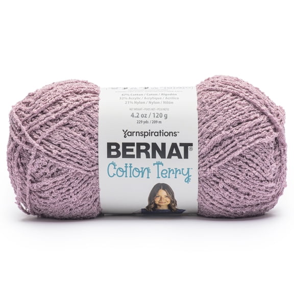 Bernat Cotton Terry Yarn-Lupine