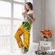 thumbnail image 5 of Fotbe Vibrant Sunflower Painting Pantalones de Pijama para Mujer, Pantalones de Dormir, Pantalones Pj con Cordón y Bolsillos-XX-Large, 5 of 6